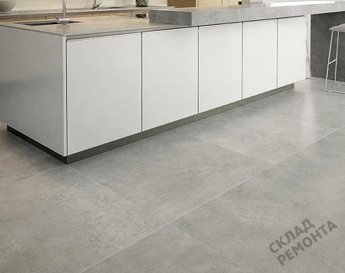 Фото Керамогранит матовый Steppe Ceramics Concrete Grey серый 600*600*9 – купить в Орехово-Зуево: цена, описание, фото. Интернет-магазин 3