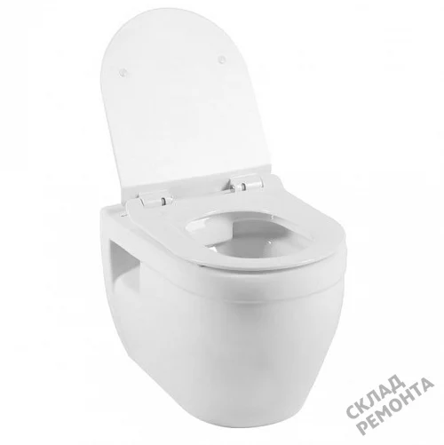 Фото Унитаз подвесной Aquanet Glide-W (210772) безободковый купить в Орехово-Зуево: цена, описание, фото. Интернет-магазин 3
