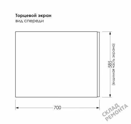 Фото Торцевая панель Метакам 70 Strict купить в Орехово-Зуево: цена, описание, фото. Интернет-магазин 2