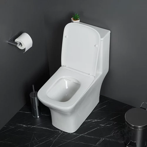 Фото Унитаз моноблок BelBagno Neon BB8617CPR-MN/SC безободковый купить в Орехово-Зуево: цена, описание, фото. Интернет-магазин 2