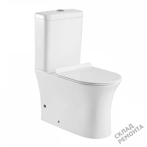 Фото Унитаз напольный Aquanet Roll-C 210764 безободковый купить в Орехово-Зуево: цена, описание, фото. Интернет-магазин 1