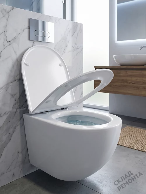 Фото Унитаз подвесной Calypso CS3215UQ-OK ультратихий смыв купить в Орехово-Зуево: цена, описание, фото. Интернет-магазин 1