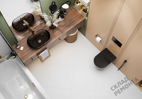 Фото Керамогранит матовый Alma Ceramica Твин GFU04WIN00R белый 600*600*9 – купить в Орехово-Зуево: цена, описание, фото. Интернет-магазин 2