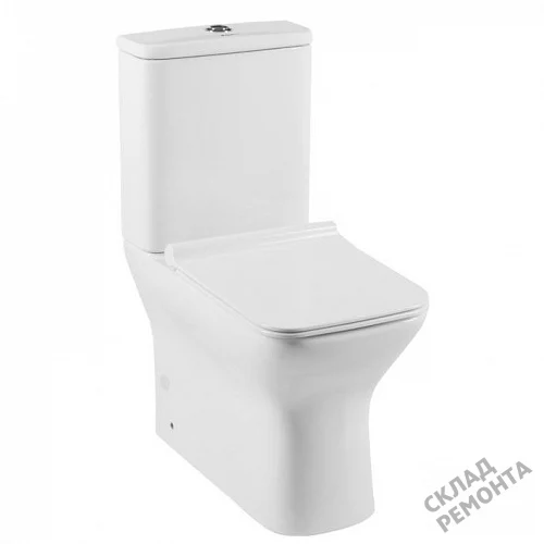 Фото Унитаз напольный Aquanet Cube-C 210759 безободковый купить в Орехово-Зуево: цена, описание, фото. Интернет-магазин 1